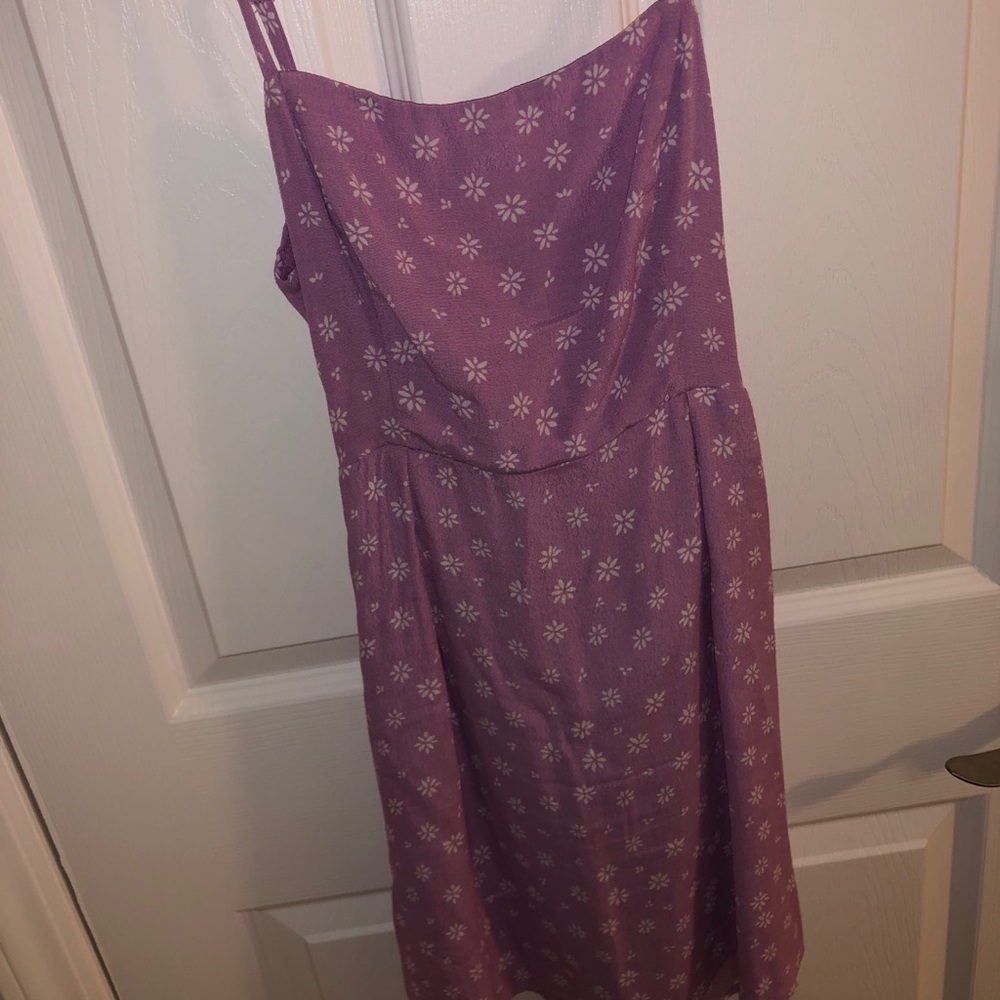 Spring Time Purple Flower Dress